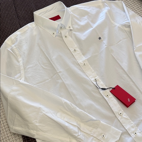 Carolina Herrera White Dress Shirt for Men - Picture 2 of 4